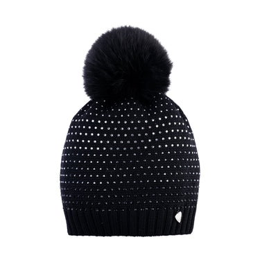 STRASS SET - Hat, Scarf and Gloves in pure virgin wool with STRASS