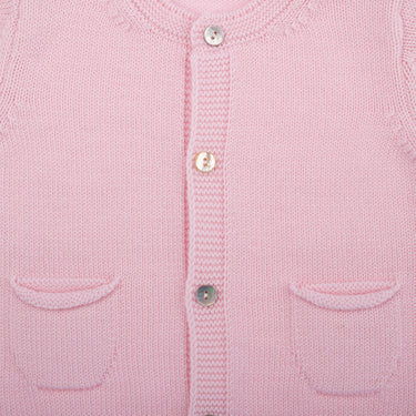 Pure new wool cardigan