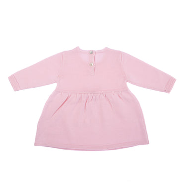 Vestito con fiocco in pura lana