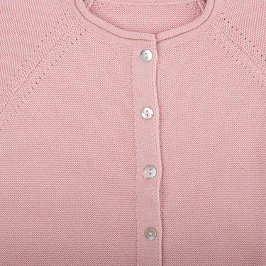 Pure new wool cardigan