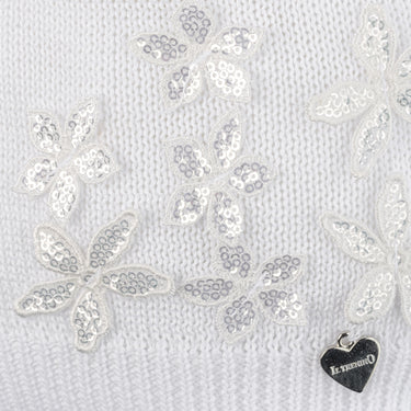 Cotton hat with flowers