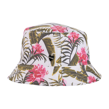 Floral Print Gabardine Bucket Hat