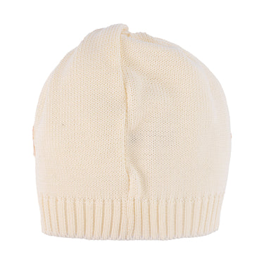 Cotton hat with sequin flowers