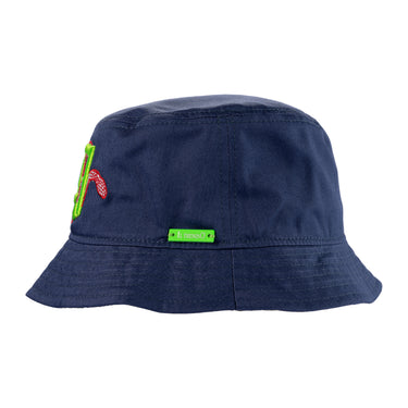 Gabardine bucket hat with TJ embroidery