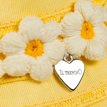 CAPPELLO IN GROSGRAIN CON MARGHERITE