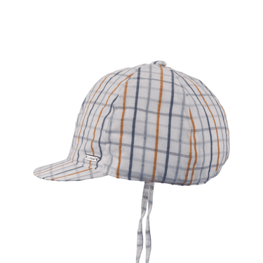 Striped hat with visor