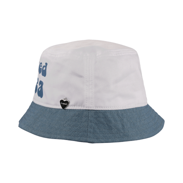 Gabardine bucket hat RAISED BY THE SEA