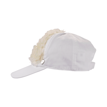 Cappello baseball con fiori in tulle