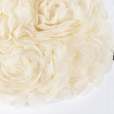 Cappello baseball con fiori in tulle