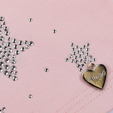 Triangle cotton bandana with rhinestone stars