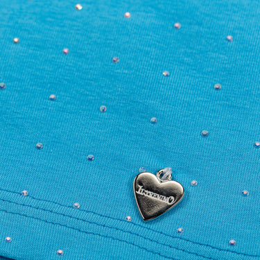 Triangle cotton bandana with rhinestones