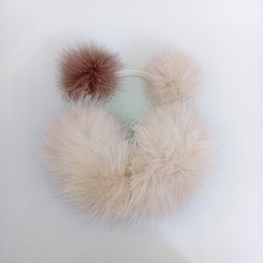 Two-tone fur headband