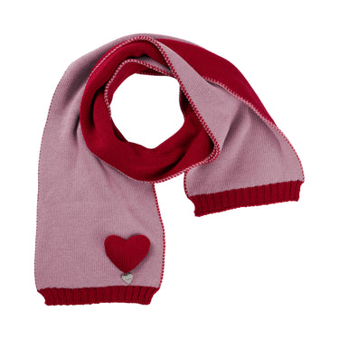 Scarf with hearts
