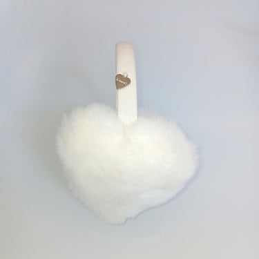 HEART shaped fur headband