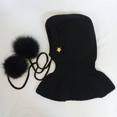 Balaclava with laces