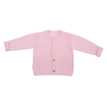 Pure new wool cardigan