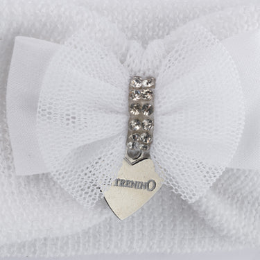 Cotton headband with bow