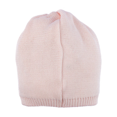 Double layer cotton hat with bows and hearts
