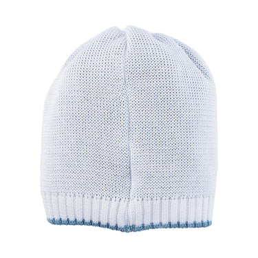 Double layer cotton hat with teddy bear