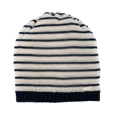 Double layer striped cotton hat