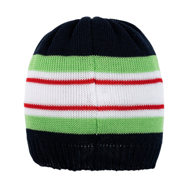 Double layer striped cotton hat