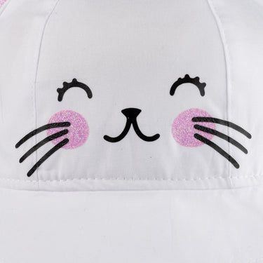 Hat with ruffles and cat ears