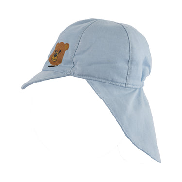 Linen cap with visor