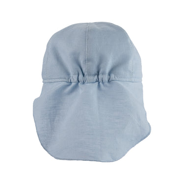 Linen cap with visor