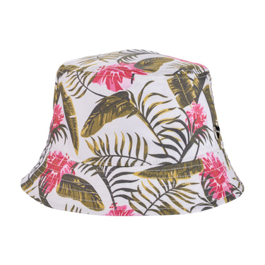 Floral Print Gabardine Bucket Hat