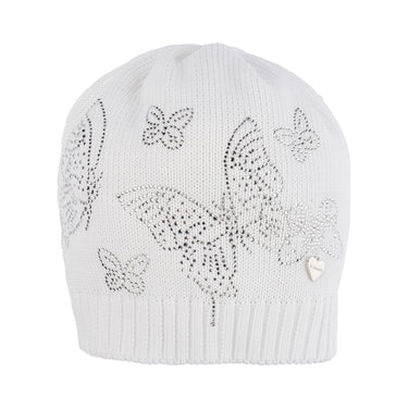Cotton hat with RHINESTONE BUTTERFLIES