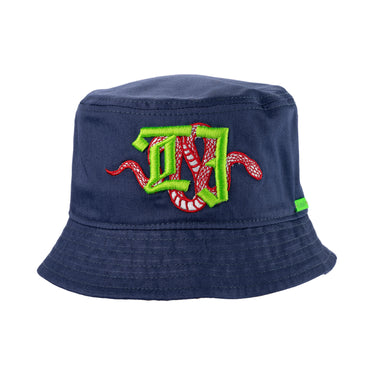 Gabardine bucket hat with TJ embroidery