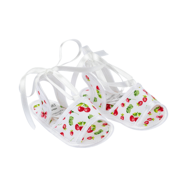 Scarpine neonati con ciliegie