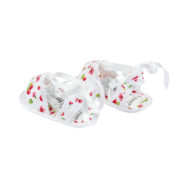 Scarpine neonati con ciliegie