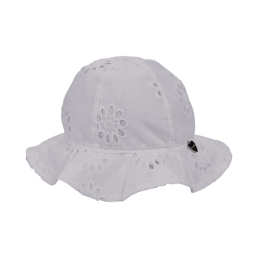 Cappello corolla sangallo con trama