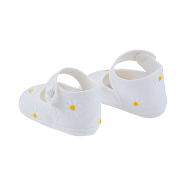 Scarpine neonati con margherite