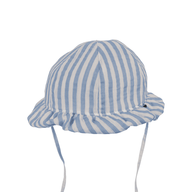 Cappello a righe con lacci