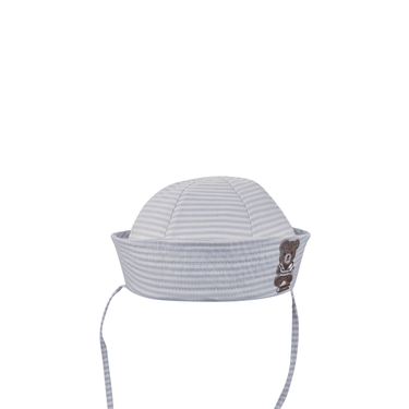 Striped sailor style hat