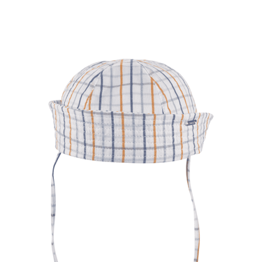 Striped sailor style hat