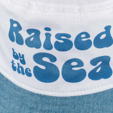 Gabardine bucket hat RAISED BY THE SEA