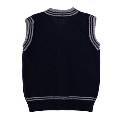 Batik vest with buttons